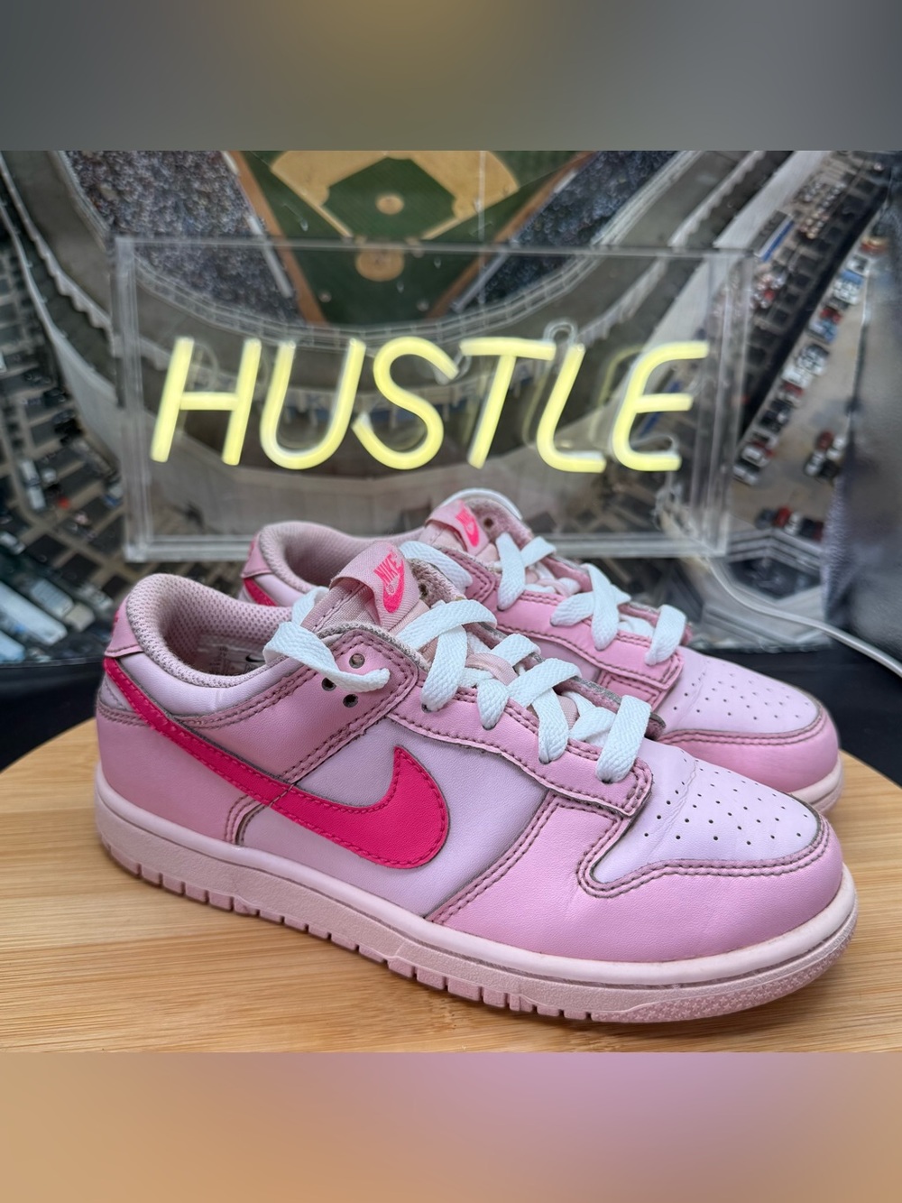 Nike Dunk Low “Triple Pink” (GS) Youth Size 2Y (DH9756-600)